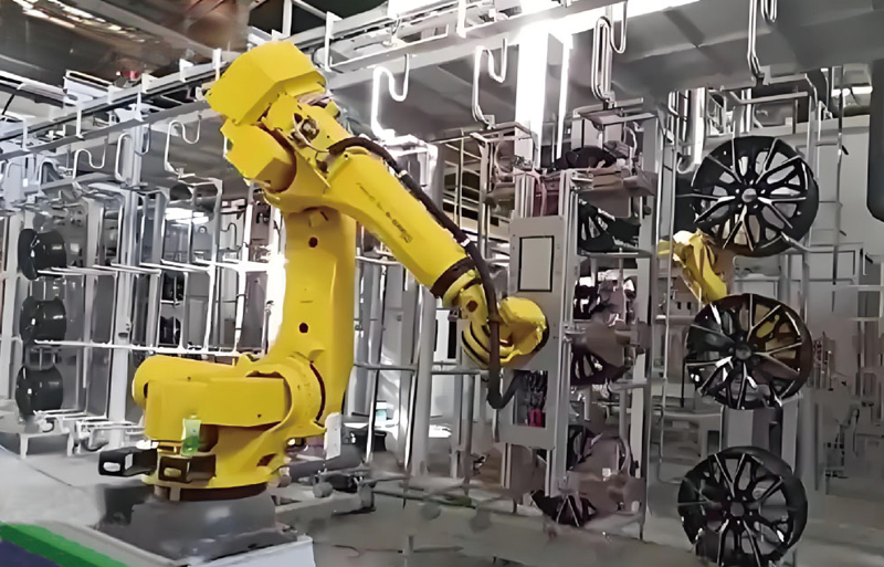 汽车轮毂机械手涂装线