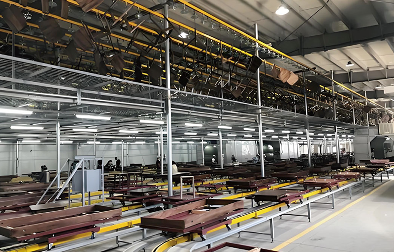 木制家具地轨式输送机